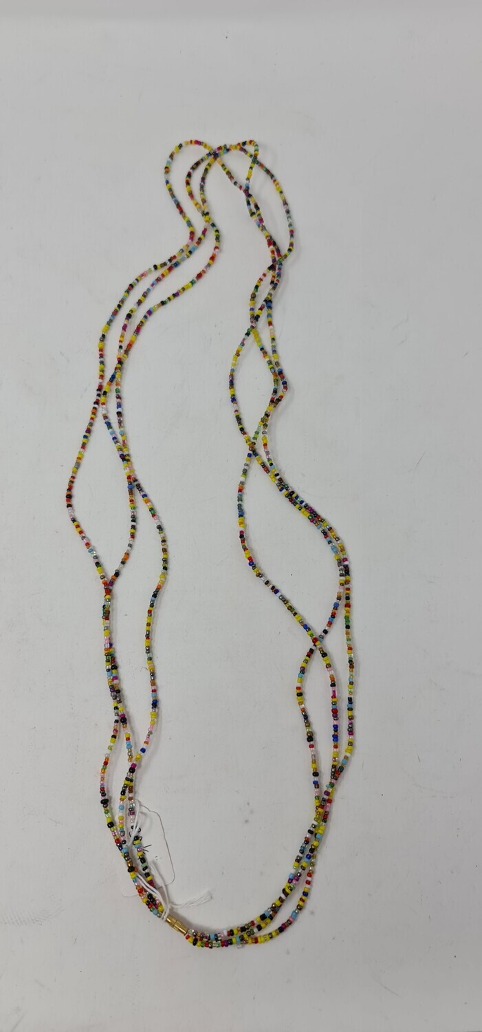 3 in 1 Handbeaded African Waist Beads - Size 38"/ 97cm