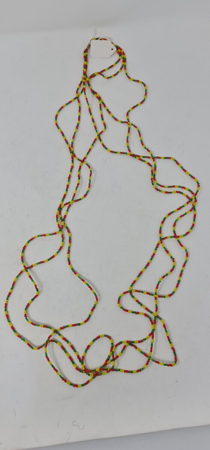 3 in 1 Handbeaded African Waist Beads - Size 54 / 138cm