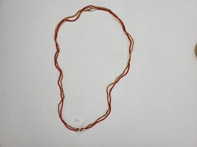 2 in 1 Handbeaded African Waist Beads - Size 28" / 71.1cm