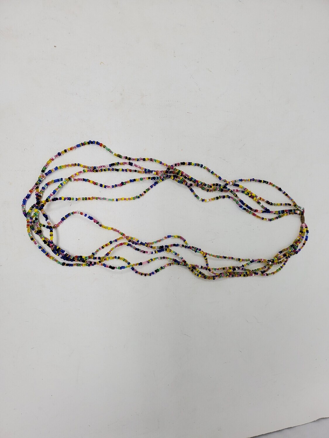 5 in 1 Handbeaded African Waist Beads - Measurements:  25&quot; / 63.5cm