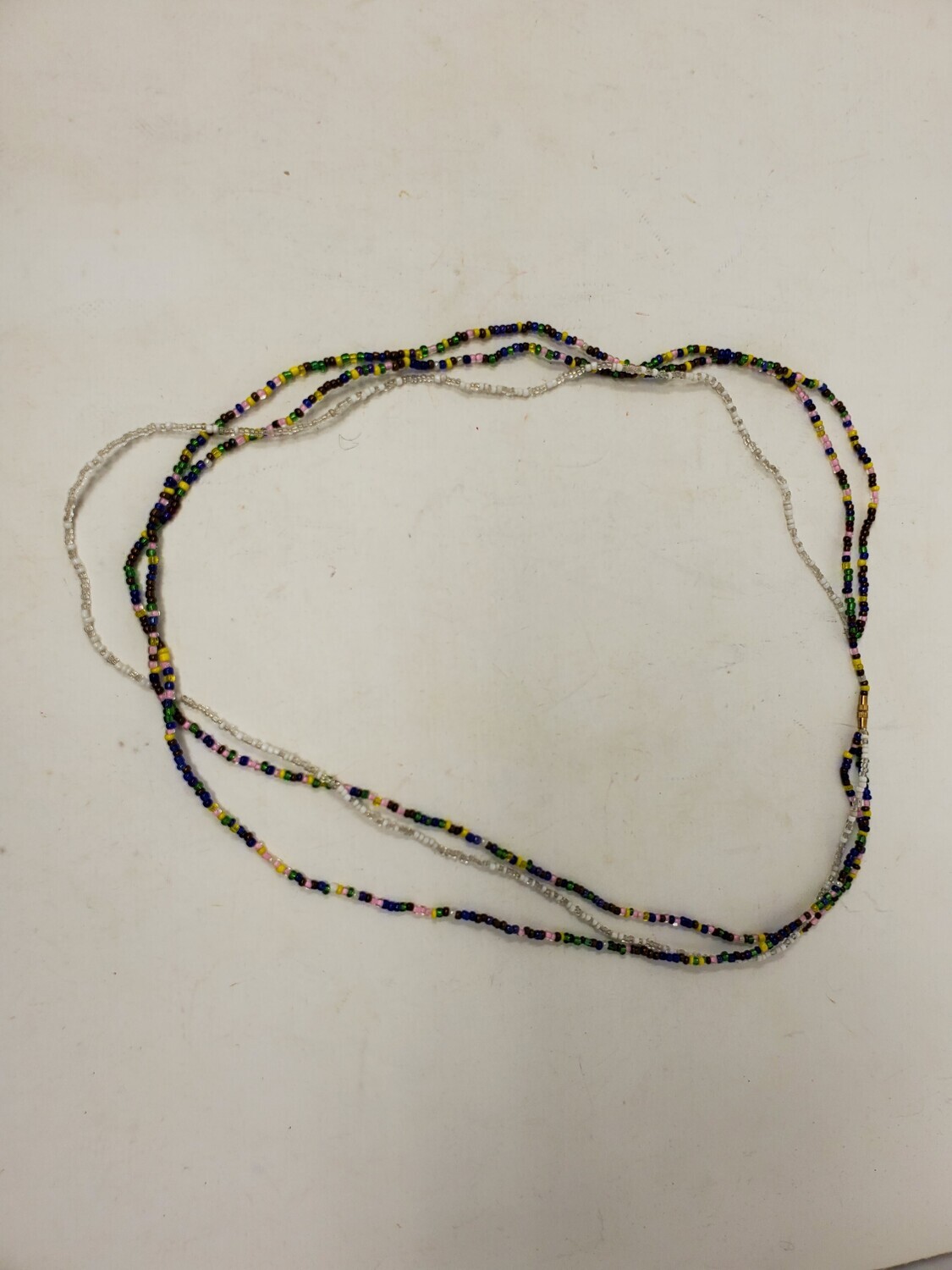 3 in 1 Handbeaded African Waist Beads - Size 30" / 76.2cm
