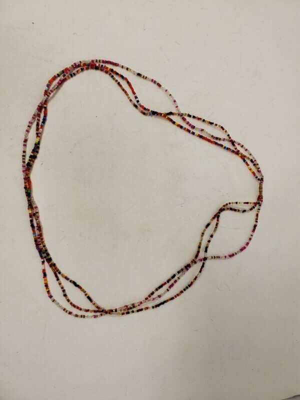 3 in 1 Handbeaded African Waist Beads - Measurements: 30&quot; / 76.2cm