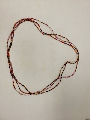 3 in 1 Handbeaded African Waist Beads - Measurements: 30&quot; / 76.2cm