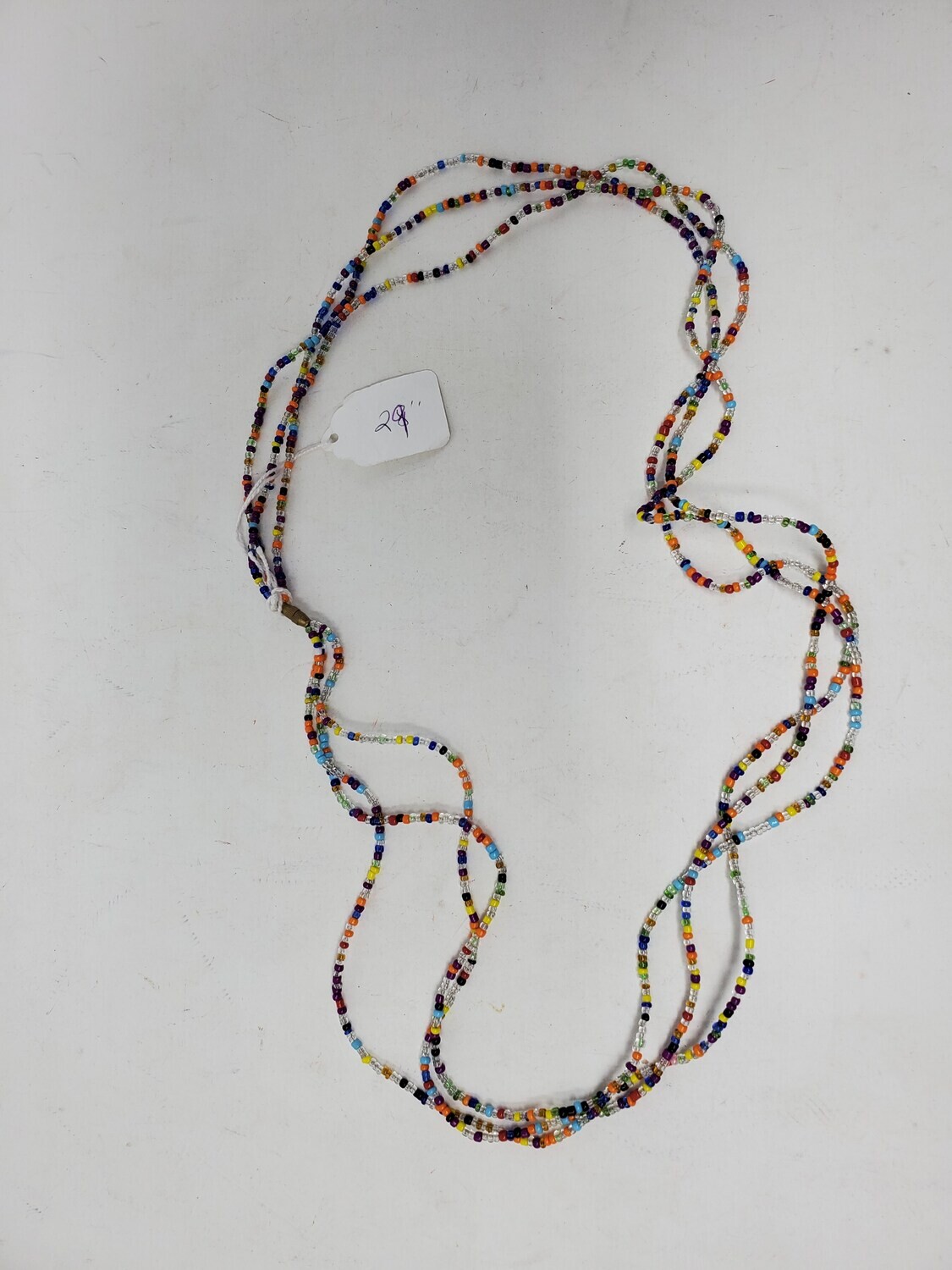 3 in 1 Handbeaded African Waist Beads - Size 29" / 73.6cm