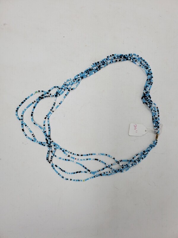 5 in 1 Handbeaded African Waist Beads - Measurements:  29&quot; / 73.6cm