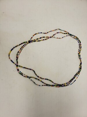 3 in 1 Handbeaded African Waist Beads - Measurements: 30&quot; / 76.2cm