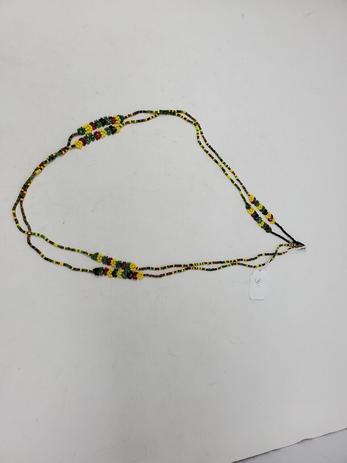 2 in 1 Handbeaded African Waist Beads - Size 31" / 78.75cm