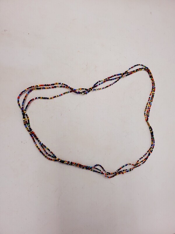 3 in 1 Handbeaded African Waist Beads - Measurements: 32&quot; / 81.3cm