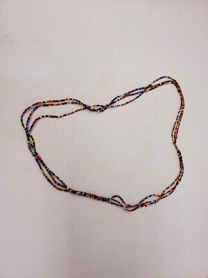 3 in 1 Handbeaded African Waist Beads - Measurements: 32&quot; / 81.3cm