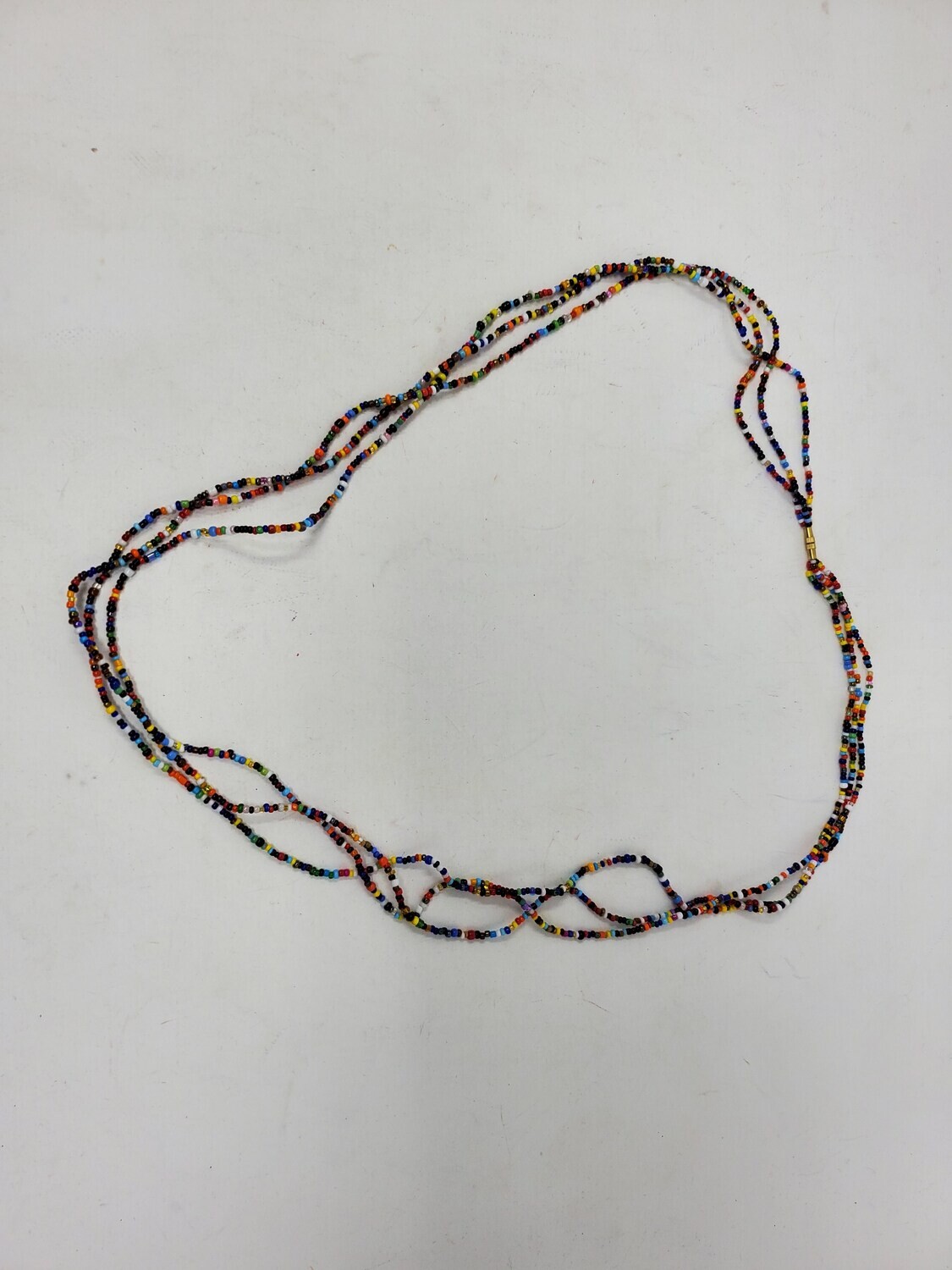 3 in 1 Handbeaded African Waist Beads - Measurements: 32&quot; / 81.3cm