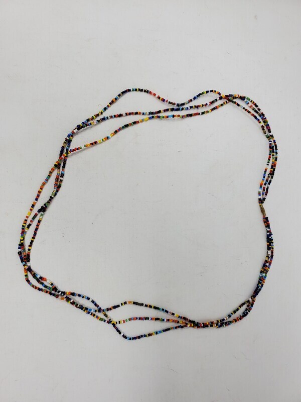3 in 1 Handbeaded African Waist Beads - Measurements: 32&quot; / 81.3cm