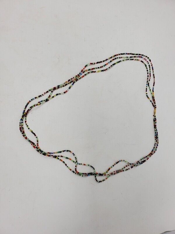 3 in 1 Handbeaded African Waist Beads - Measurements: 32&quot; / 81.3cm