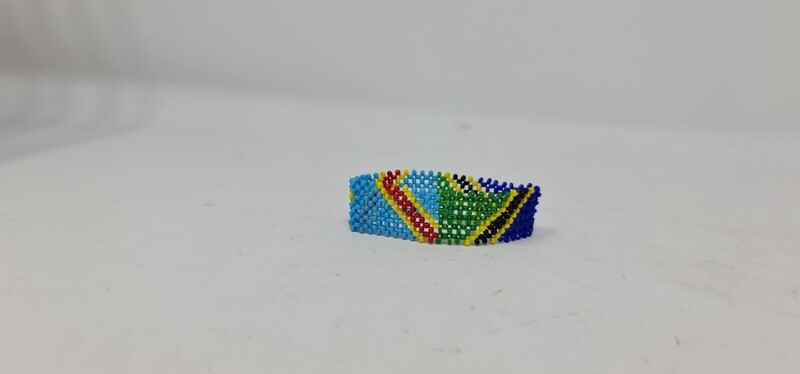 Adjustable Hand Beaded Bracelets - Tri-National