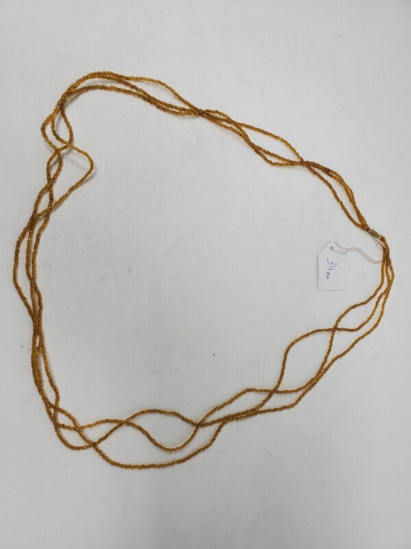 3 in 1 Handbeaded African Waist Beads - Measurements: 34&quot; / 86.4cm