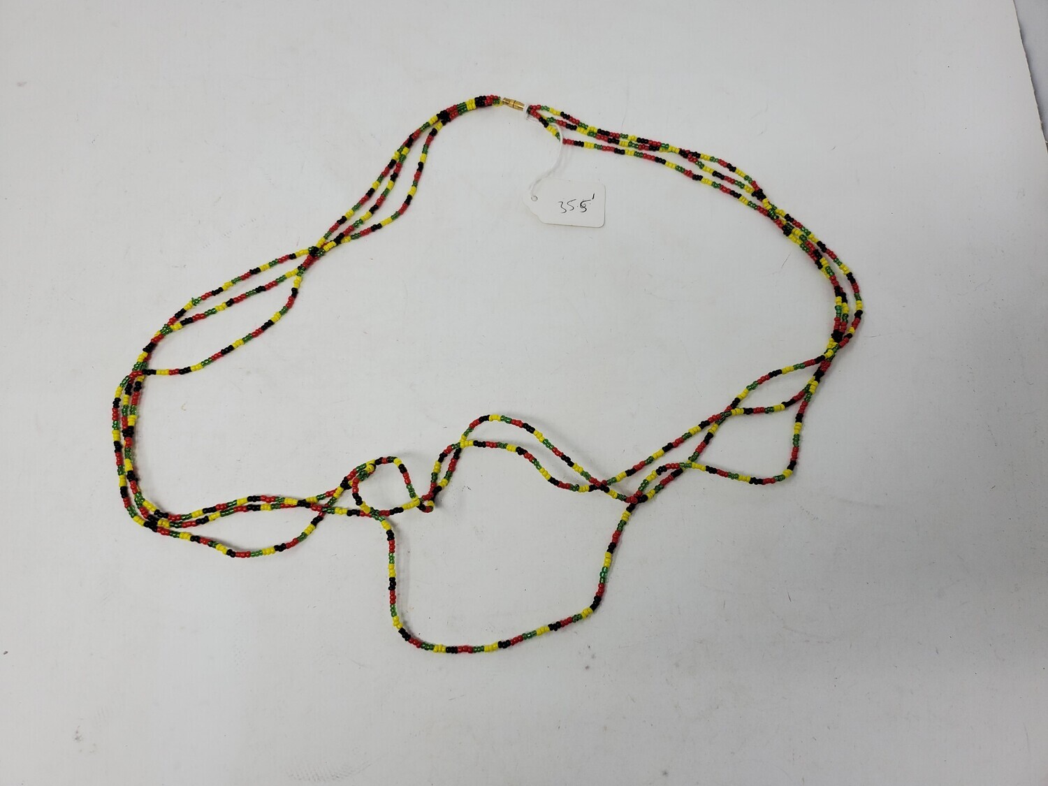 3 in 1 Handbeaded African Waist Beads - Measurements: 35&quot; / 89cm