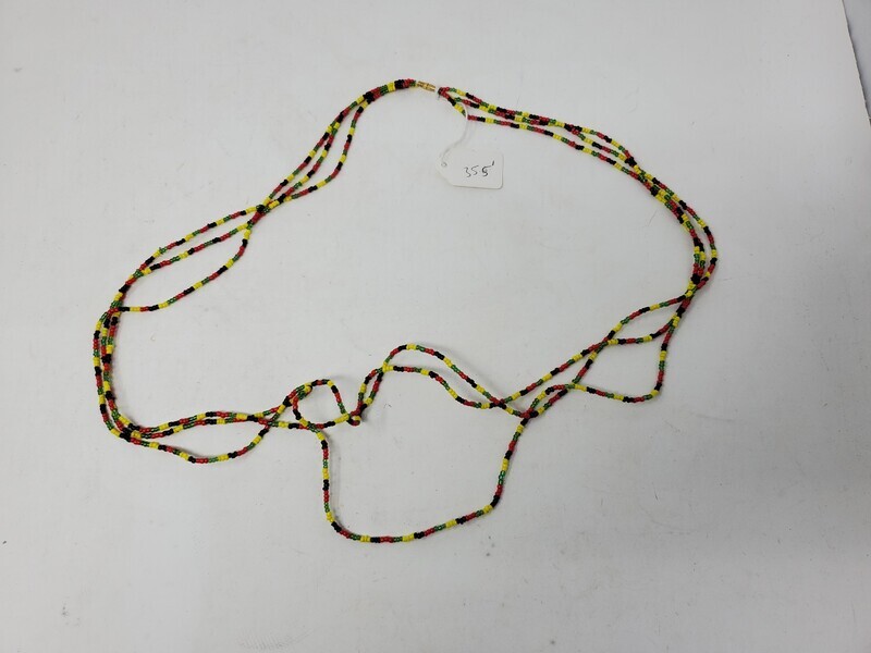 3 in 1 Handbeaded African Waist Beads - Measurements: 35&quot; / 89cm