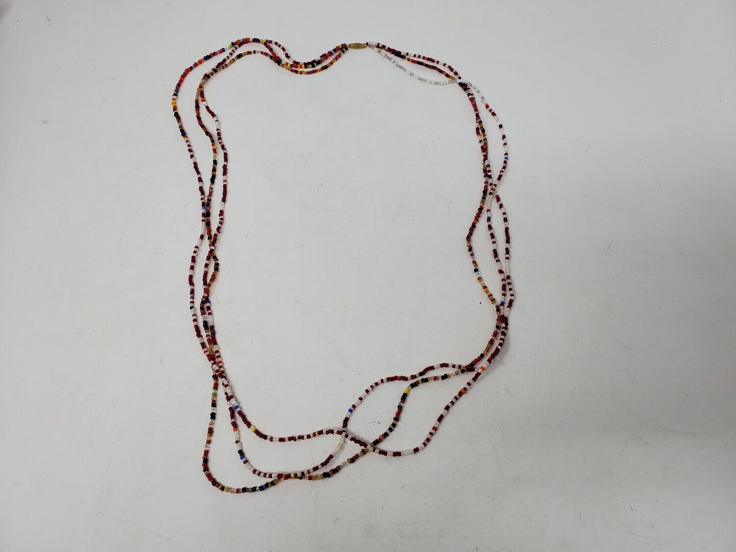 3 in 1 Handbeaded African Waist Beads - Measurements: 34&quot; / 86.4cm