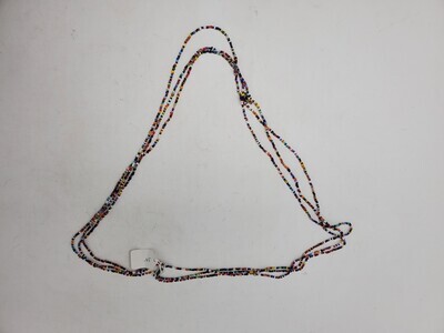 3 in 1 Handbeaded African Waist Beads - Measurements: 39&quot;/ 100cm