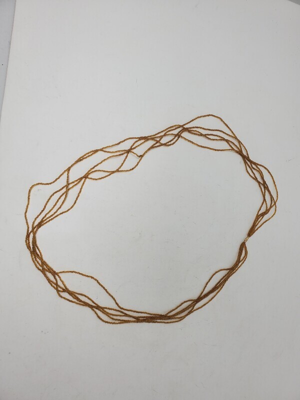 5 in 1 Handbeaded African Waist Beads - Measurements:  40&quot;/ 101.6cm