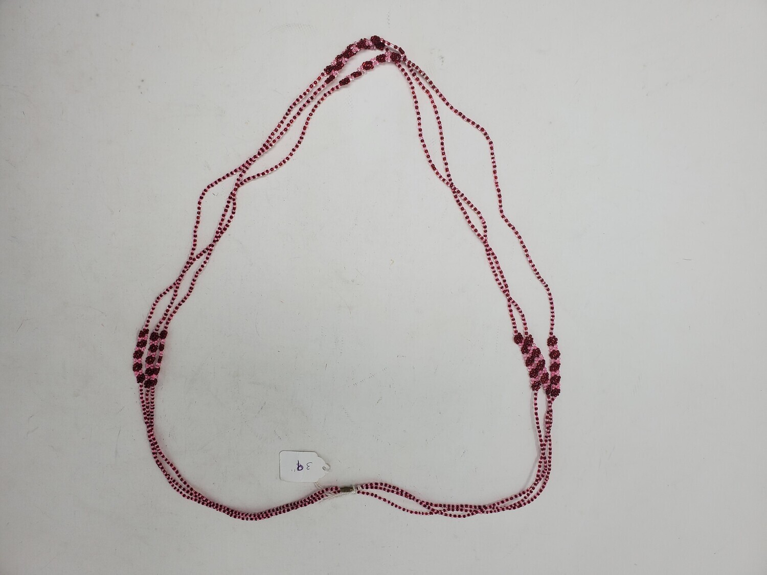 3 in 1 Handbeaded African Waist Beads - Measurements: 39&quot;/ 100cm