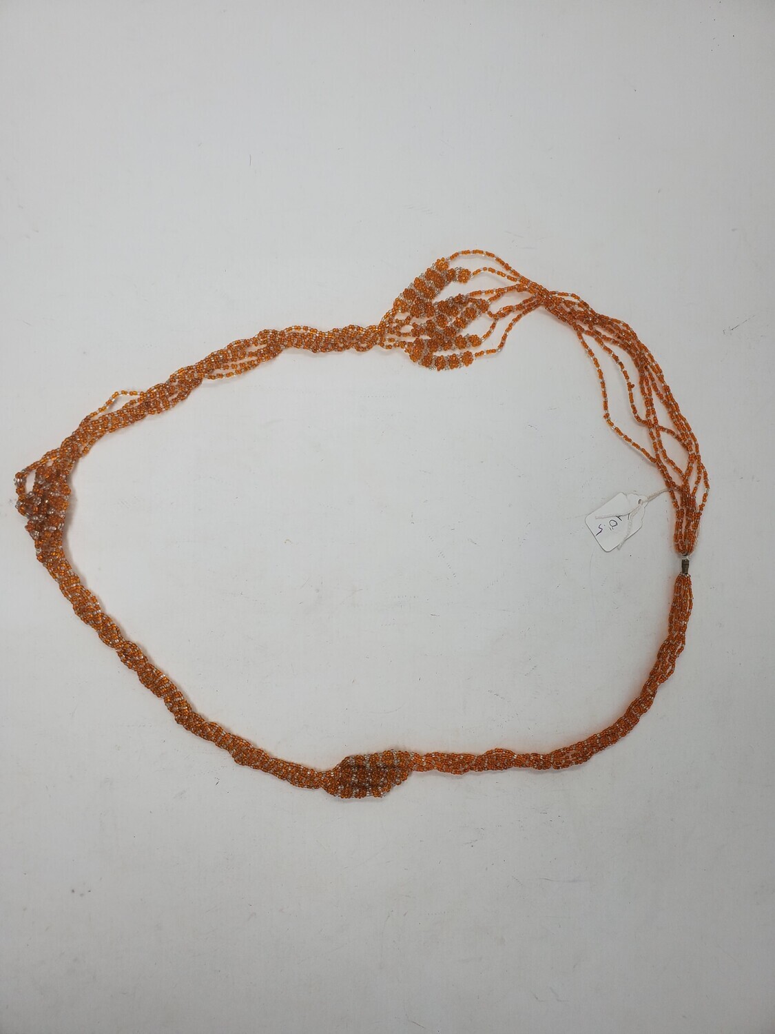 6 in 1 Handbeaded African Waist Beads - Measurements:  40&quot;/ 101.6cm