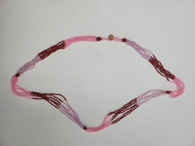 6 in 1 Handbeaded African Waist Beads - Measurements:  40&quot;/ 101.6cm