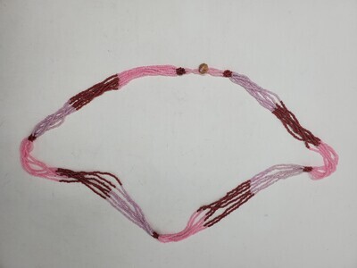 6 in 1 Handbeaded African Waist Beads - Measurements:  40&quot;/ 101.6cm
