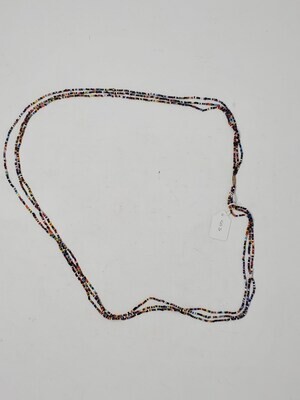 3 in 1 Handbeaded African Waist Beads - Measurements: 40&quot;/ 101.6cm