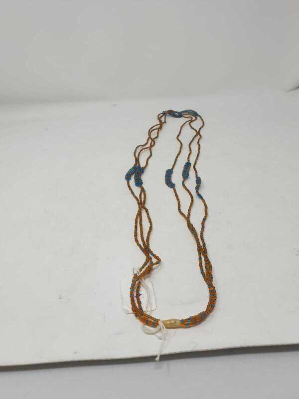 3 in 1 Handbeaded African Waist Beads - Measurements: 41&quot;/ 104.1cm