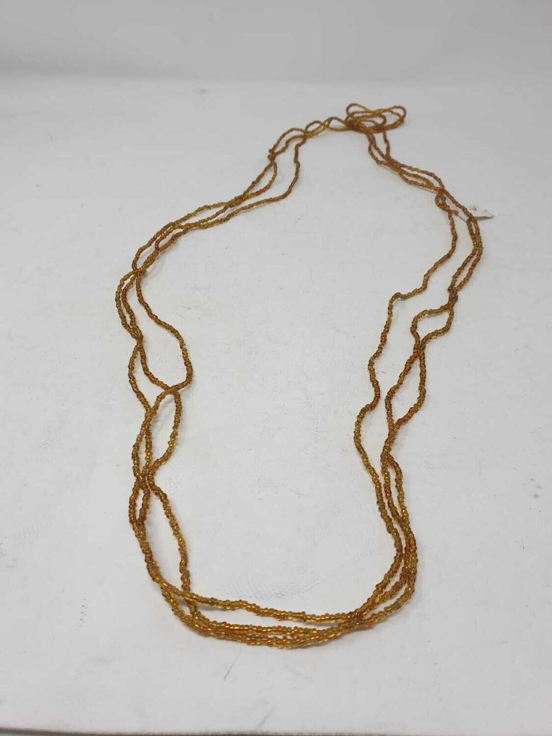 3 in 1 Handbeaded African Waist Beads - Size 47&quot;/ 119.4cm