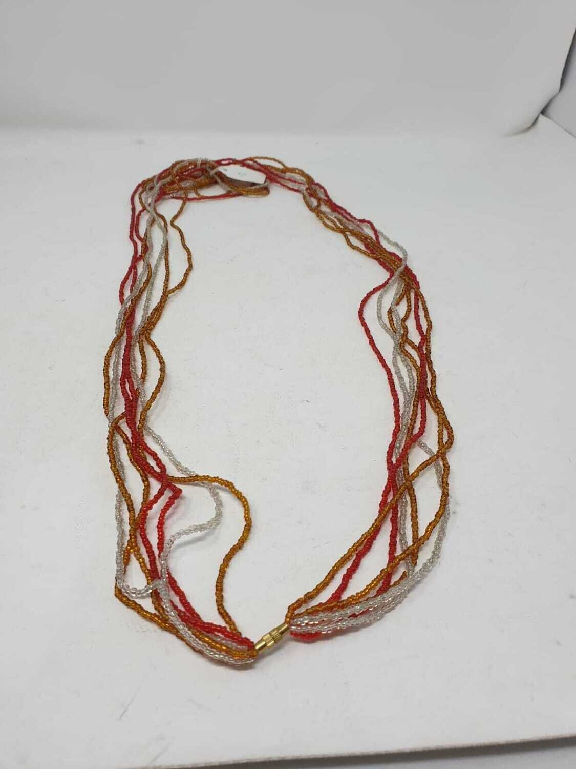7 in 1 Handbeaded African Waist Beads - Size 51"/ 129.5cm