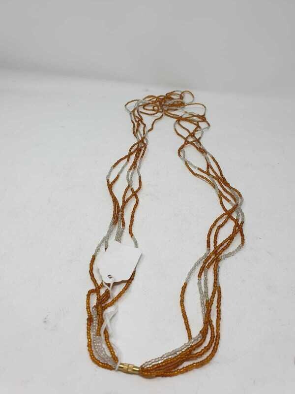 5 in 1 Handbeaded African Waist Beads - Measurements:  51&quot;/ 129.5cm