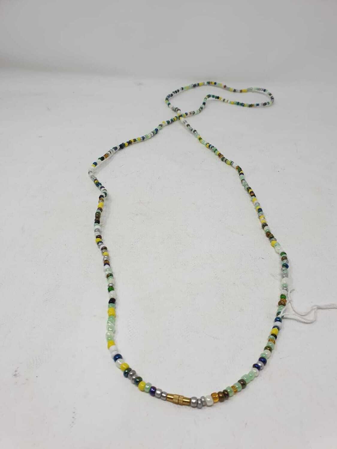 Handbeaded African Waist Beads - Size 52"/ 132.1cm