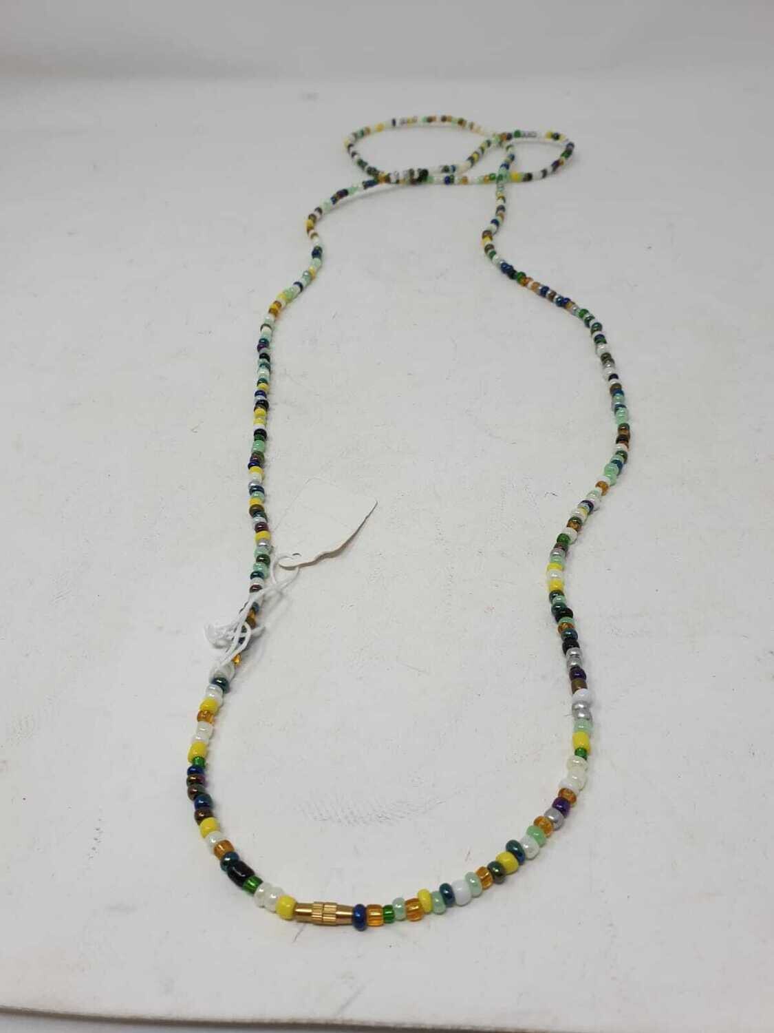 Handbeaded African Waist Beads - Size 52&quot;/ 132.1cm