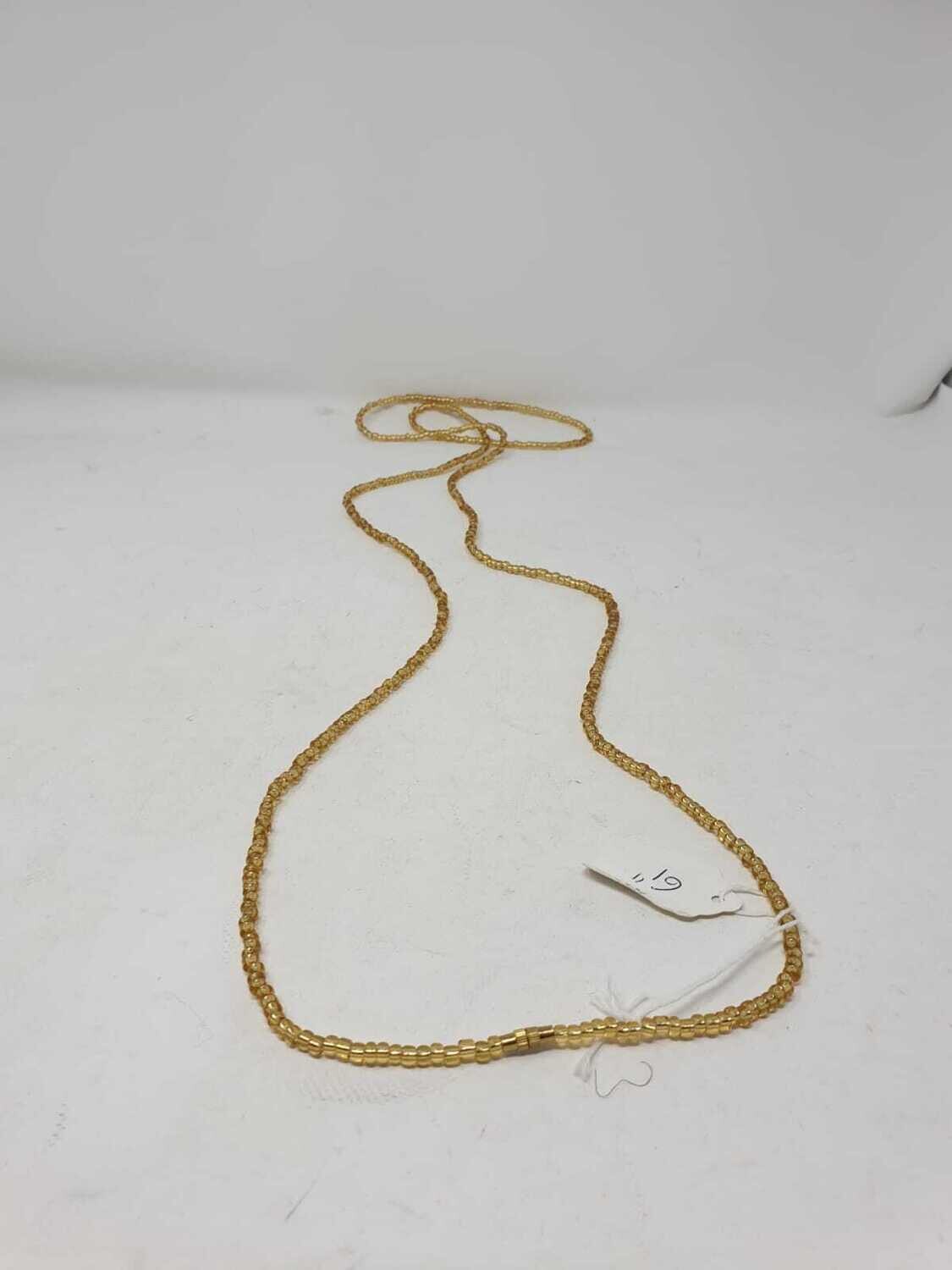 Handbeaded African Waist Beads - Size 61"/ 155cm