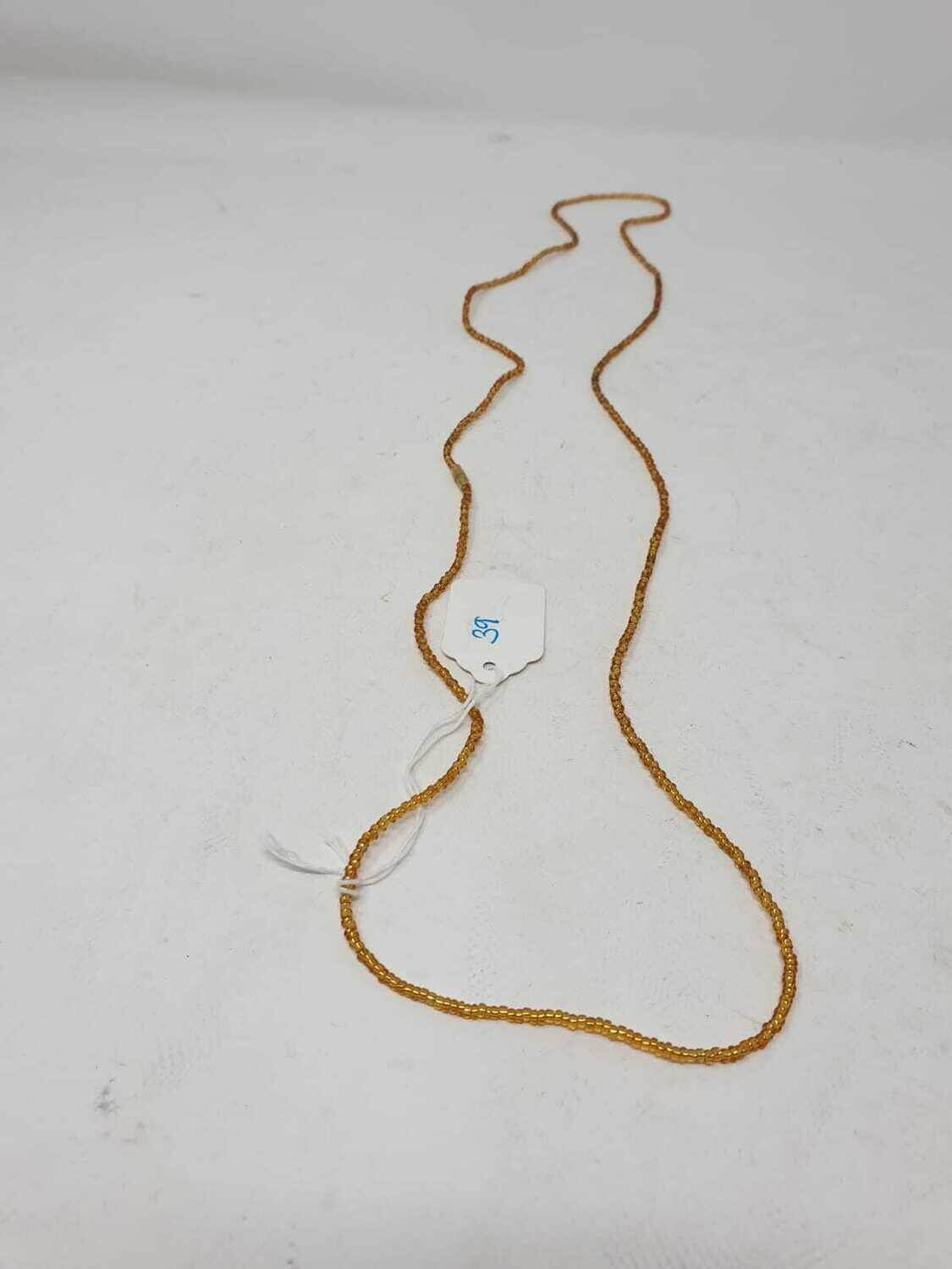 Handbeaded African Waist Beads - Size 39"/ 99.1cm