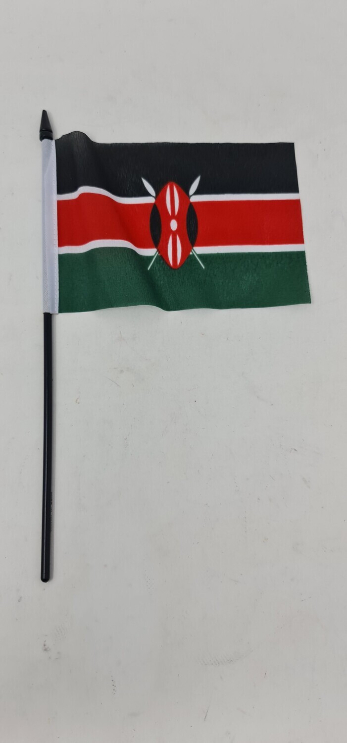 National Flag - Small 15x10cm - Kenya