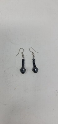 Hand Made Hematite Earrings