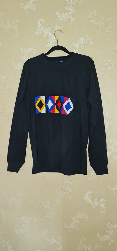 Long Sleeve T-Shirt - Black - Size Large -  Emma