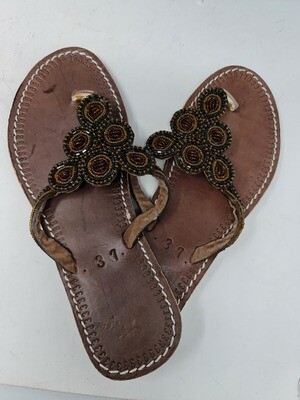 Hand Beaded Sandals