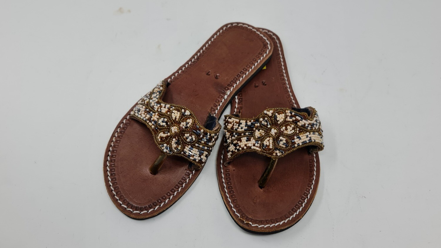 Elegant Hand Beaded Sandals