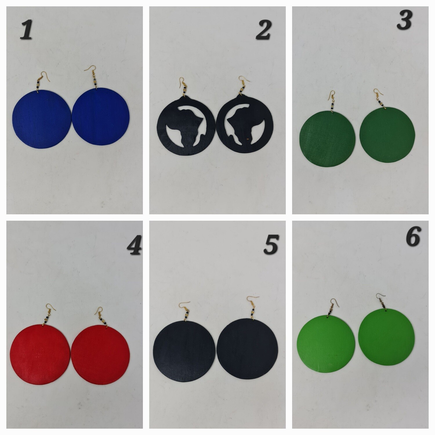 Unique Handmade Earrings - Mix - 9cm