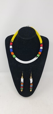 Ethnic Necklace and Earrings Gift Set