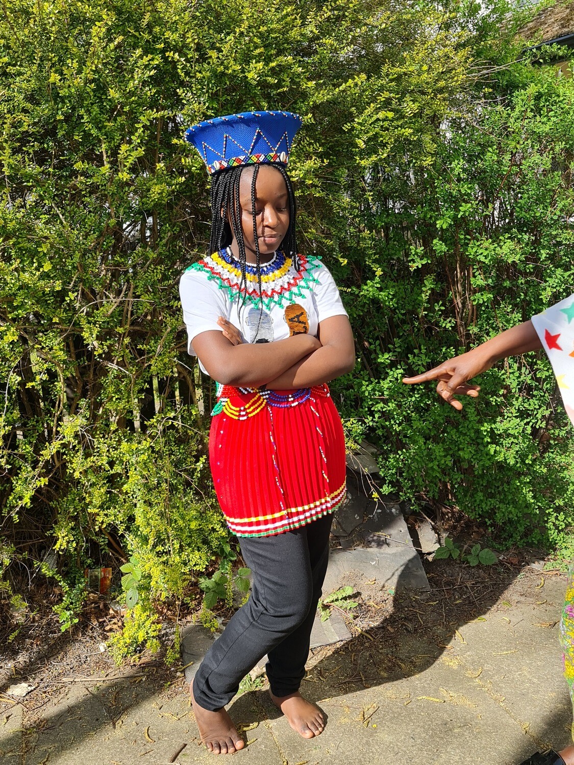 Traditional Zulu Skirts- length 50cm.