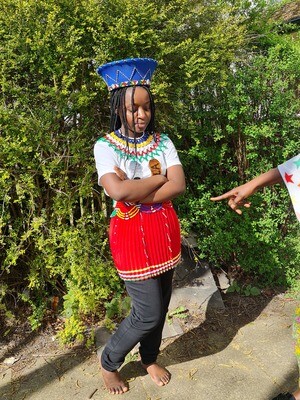 Traditional Zulu Skirts- length 50cm.
