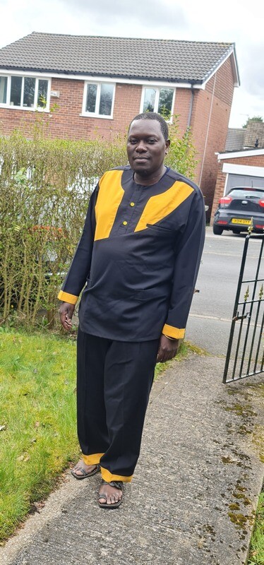 African Two Piece Suit -  Size L/XL