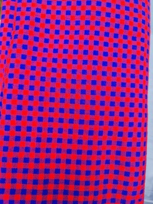 Masai Shuka Blanket - Red and Blue