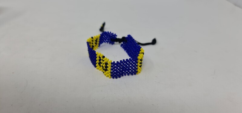 Adjustable Hand Beaded Bracelets - Barbados 🇧🇧