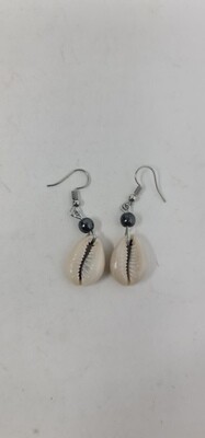 Handmade Cowrie Shell Earrings - Kamoja