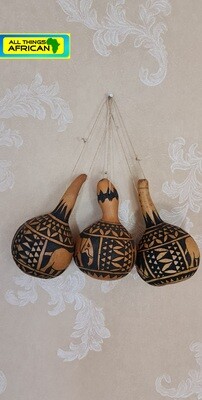 Handcarved Gourds - Home Decor